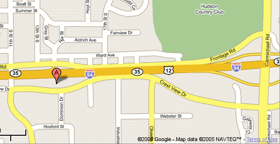 Map to Hudson House Inn